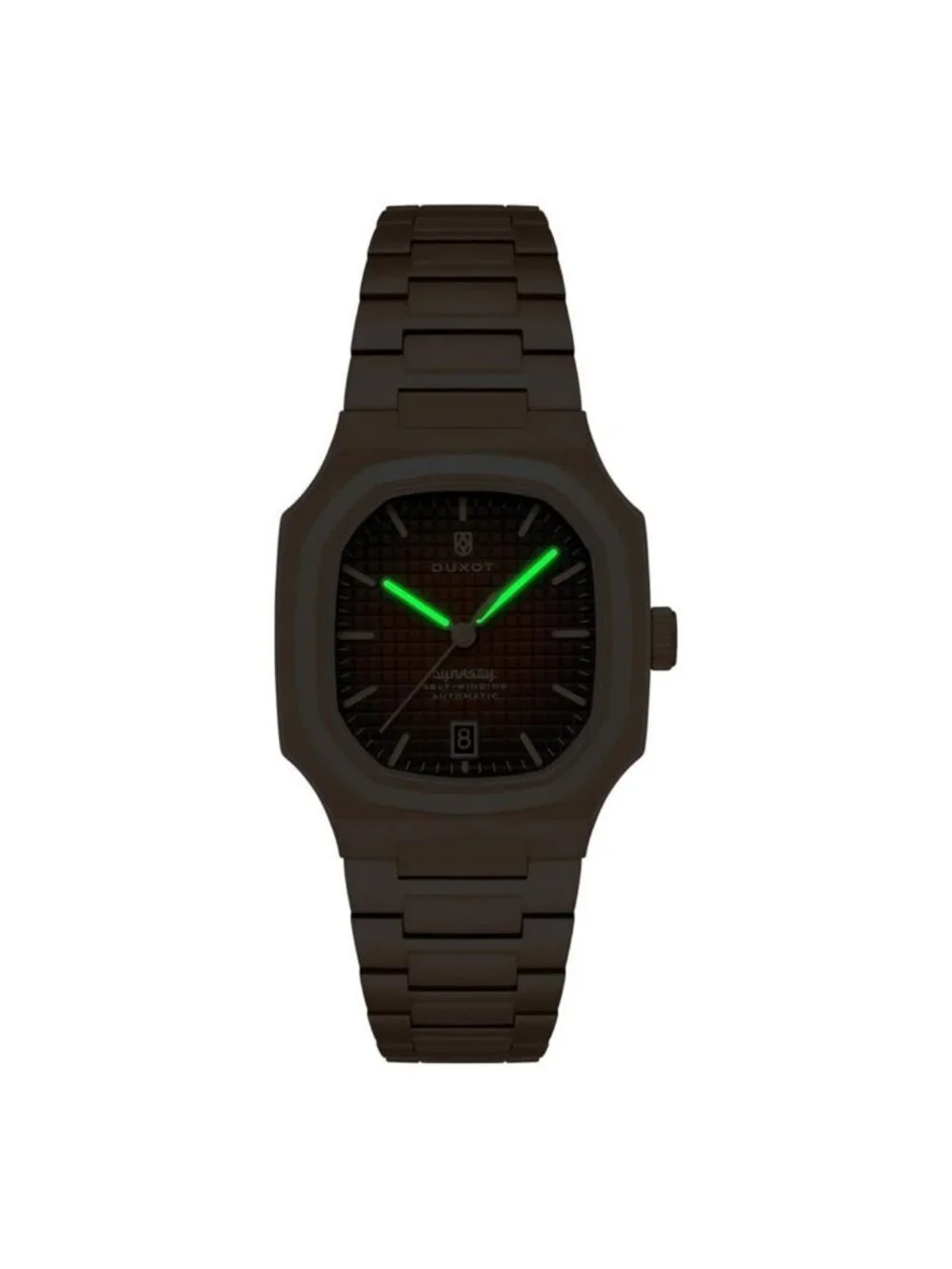 NWT Duxot Colmar Automatic Brown Dial Men's Watch